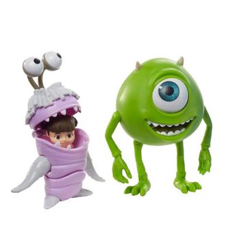 Figuras Disney Pixar Mike Wazoswki e Boo Monstros SA -Mattel
