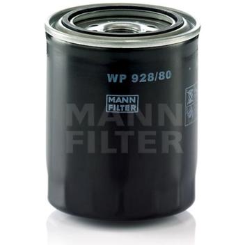 Filtre à Huile MANN-FILTER WP 928/80 - Pour Voiture Et Utilitaire - Dimensions 102x72x80 Mm, Filetage M24x1.5 - Qualité D'origine