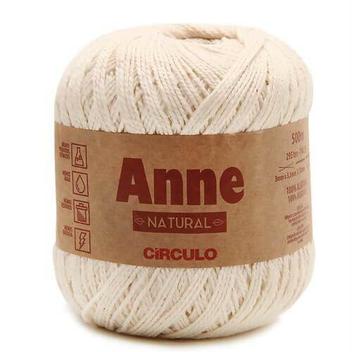 Circulo Anne Fil 100% Coton Mercerisé 147g - 500m - Couleur 8001 - Idéal Tricot Et Crochet