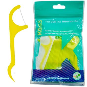 Fio Dental Individual Com 30 Unidades Kess - Não Desfia - Fio Dental ...