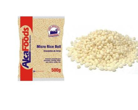 Flocos De Arroz Micro Rice Boll Alca Foods kit 3un de 500gr - Mor ...