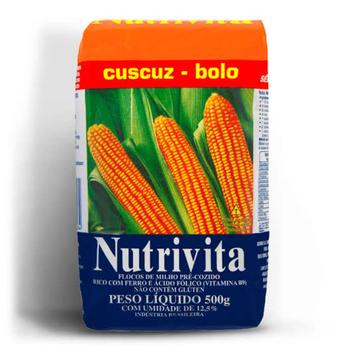 flocos de milho pré-cozido peso liquido 500g - nutrivita - Flocos de ...