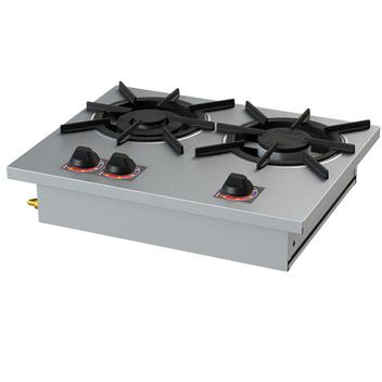 Fogão 2 Bocas de Embutir Itajobi Alvenaria Inox - 13006