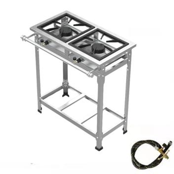 Fogão 2 Bocas Fast Gourmet Industrial Inox