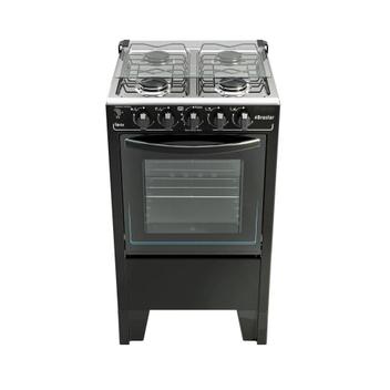 Fogão 4 Bocas Braslar Fenix Plus Preto - Bivolt
