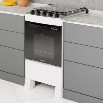 Fogão 4 Bocas Realce Eletrodomésticos Premium Plus Branco - Bivolt - 35500