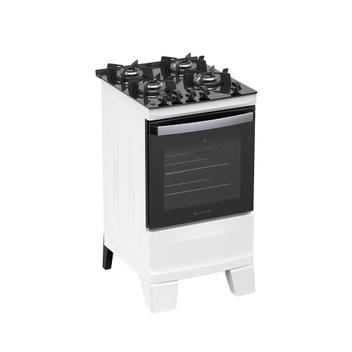 Fogão 4 Bocas Atlas Agile Up Branco Mesa em Vidro - Bivolt - 300002044