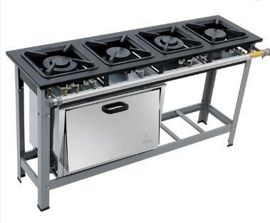 Fogão 4 Bocas Metalmaq Luxo Cinza - M12