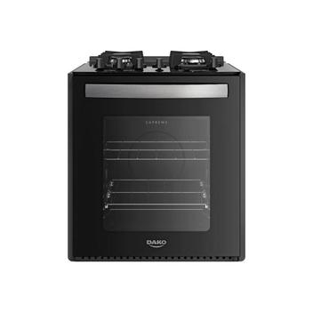 Fogão 4 Bocas de Embutir Dako Supreme Preto Mesa em Vidro - Bivolt - 300002077