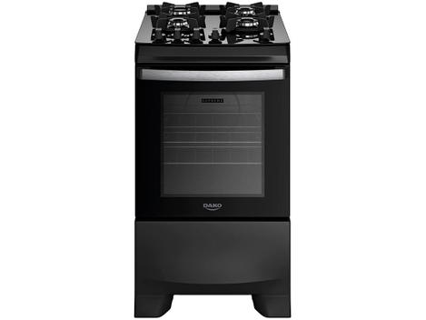 Fogão 4 Bocas de Embutir Dako Supreme Preto - Bivolt - 300001891