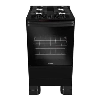 Fogão 4 Bocas Mueller Mfv4bf Preto Mesa em Vidro - Bivolt - 610001552