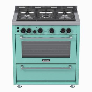 Fogão 5 Bocas Venax Temis Verde - 220v - 9256