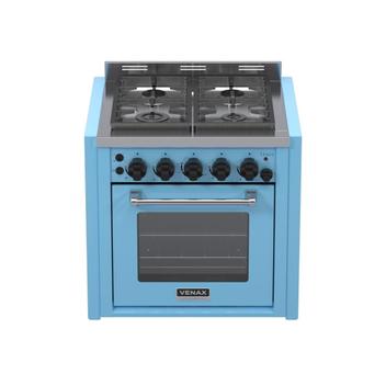 Fogão 4 Bocas de Embutir Venax Temis Azul - 110v - 34283