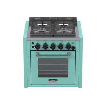 Fogão 4 Bocas de Embutir Venax Temis Verde - 220v - 34296