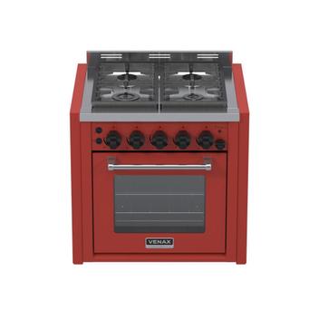 Fogão 4 Bocas de Embutir Venax Temis Vermelho - 220v - 34299