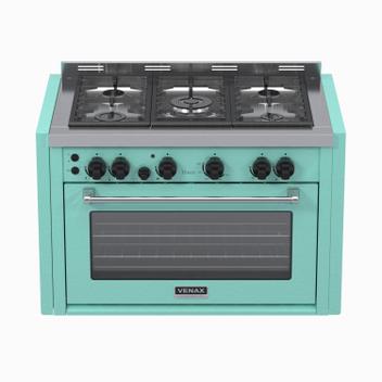 Fogão 5 Bocas de Embutir Venax Temis Verde - 220v - 25995