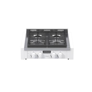 Fogão 4 Bocas de Embutir Venax Temis de Mesa Branco - Bivolt - 34246