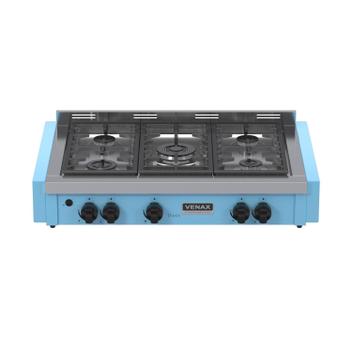 Fogão 5 Bocas de Embutir Venax Temis de Mesa Azul - Bivolt - 34252