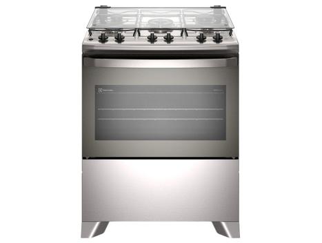 Fogão 5 Bocas Electrolux Efficient Com Perfectcook Cinza - Bivolt - Fe5ic