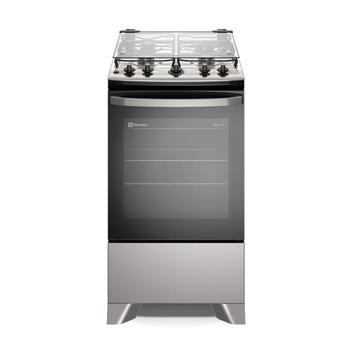 Fogão 4 Bocas Electrolux Efficient Com Perfectcook Prata - Bivolt - Fe4is