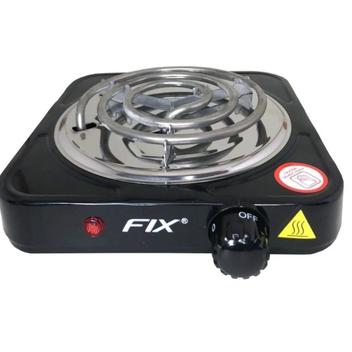 Fogão 1 Bocas Fix Camping Preto - 110v - Fxf06001