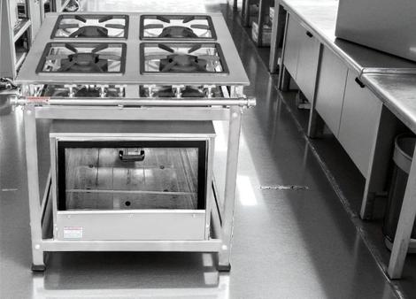 Fogão 4 Bocas Leona Industrial Com Forno Inox