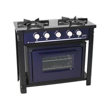Fogão 2 Bocas Venâncio Bravo Com Forno Azul - Br2bfaz