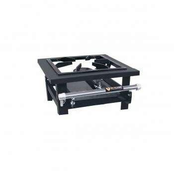 Fogão Industrial Mesa Baixa Pressão 1 Boca Queimador Simples
