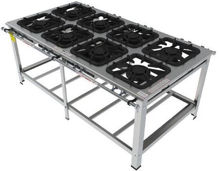 Fogão 8 Bocas Gastromaq Classic Inox - Fgi48cm