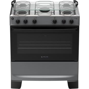 Fogão 5 Bocas Atlas Mônaco Plus Titanium - Bivolt - 300002026
