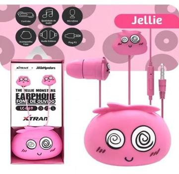 Fone de Ouvido In-ear Jellie Monster Xtrad Lc-869