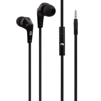 Fone de Ouvido Intra-auricular Com Microfone Preto ELG Ep01
