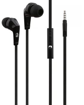 Fone de Ouvido Intra-auricular Com Microfone Preto ELG Ep01