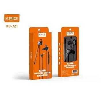 Fone De Ouvido Gamer Com Duplo Microfone Um Removível - Kaidi Kd