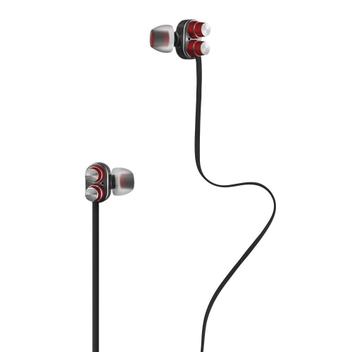 Fone de Ouvido Intra-auricular Preto e Vermelho Pulse Sound Ph235