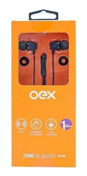 Fone de Ouvido Intra-auricular Com Microfone Oex Fn200