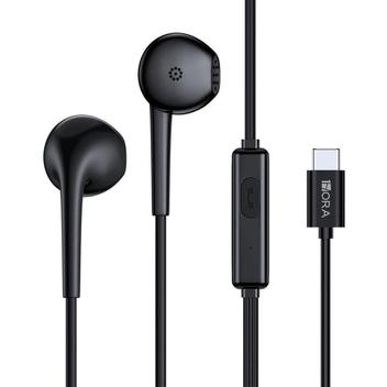 Fone de Ouvido Auricular Tipo-c Preto 1hora Aut124