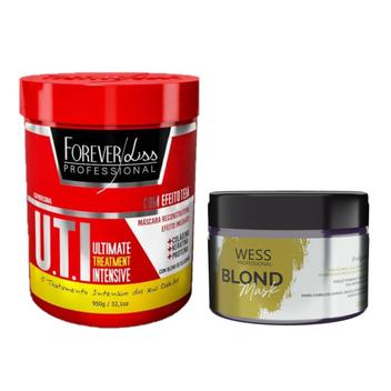 Forever Liss Mascara UTI 950g + Wess Blond Mask 200ml - FOREVER/WESS