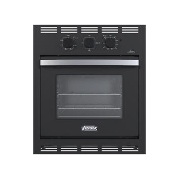 Forno 50l de Embutir Venax Preto - Gás - Arena G Ii - 220v - Areg50