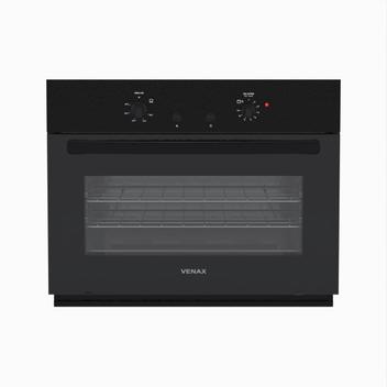 Forno 90l de Embutir Venax Preto - Gás - Totale Nero G Iii - 220v - Fge90g3
