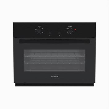 Forno 90l de Embutir Venax Preto - Gás - Totale Nero G Iii - 110v - Fge90g3