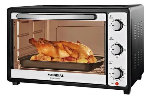 Forno 52l Mondial Preto - Elétrico - Grand Family - 110v - Fr-52