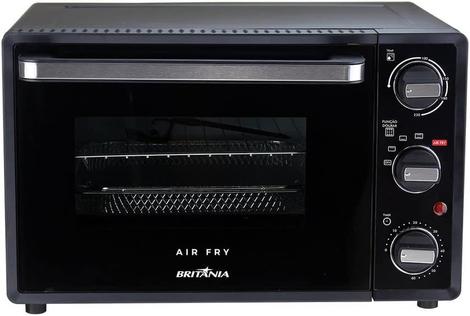 Forno Elétrico Air Fryer Britânia 25L Preto Esmaltado 127V - BFE25P - Forno Elétrico - Magazine Cacadoresdepromo