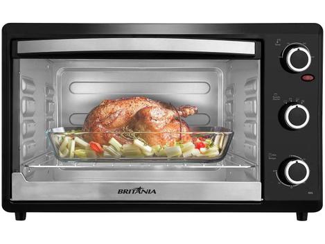 Forno 44l Britânia Preto - Elétrico - 110v - Bfe44p