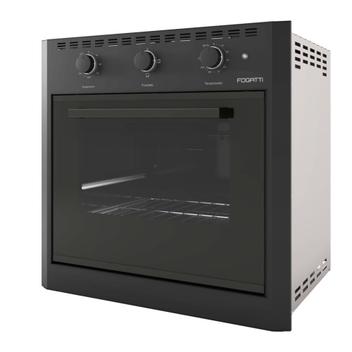 Forno 60l de Embutir Fogatti Preto - Elétrico - E60 - 110v