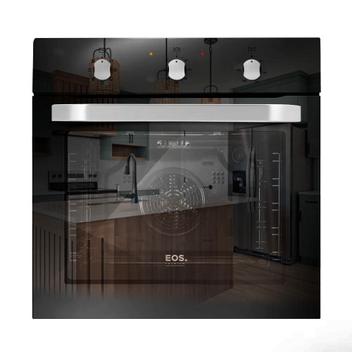 Forno 65l de Embutir Eos Preto/inox - Elétrico - Convection Espelhado - 220v - Efe651ece