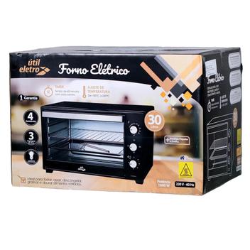 Forno 30l Util Eletro Preto - Elétrico - 220v - Jk30a