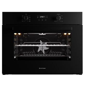 Forno 78l Elettromec Preto - Elétrico - Vetro - 220v - Fm-el-75-vt-2tna