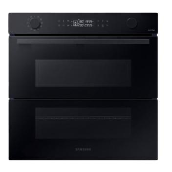 Forno 76l de Embutir Samsung Preto - Elétrico - Air Fry Porta Dupla - 220v - Nv7b4545sak/bz