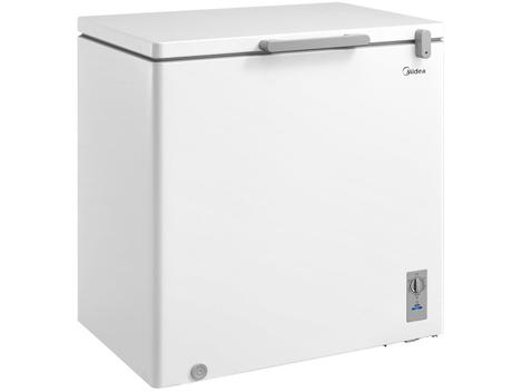 Freezer Horizontal 1 Porta Branco 200L Midea - Freezer - Magazine
